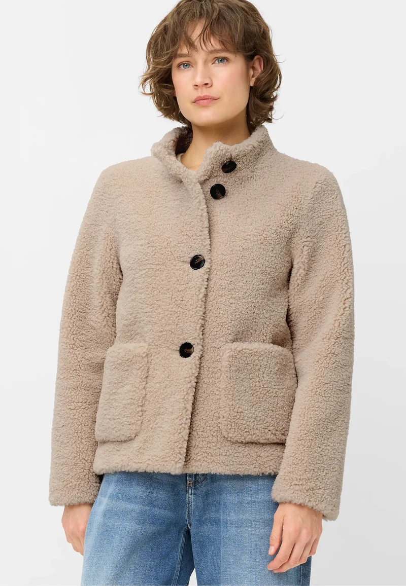 Teddyjacke AUGSBURG mit Stehkragen