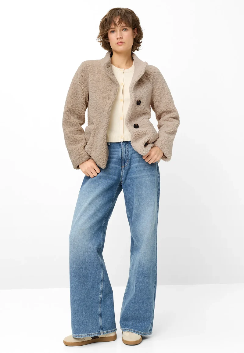 Teddyjacke AUGSBURG mit Stehkragen