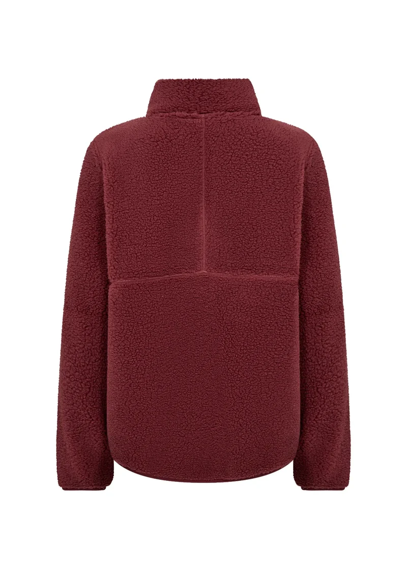 Teddyjacke mit Stehkragen