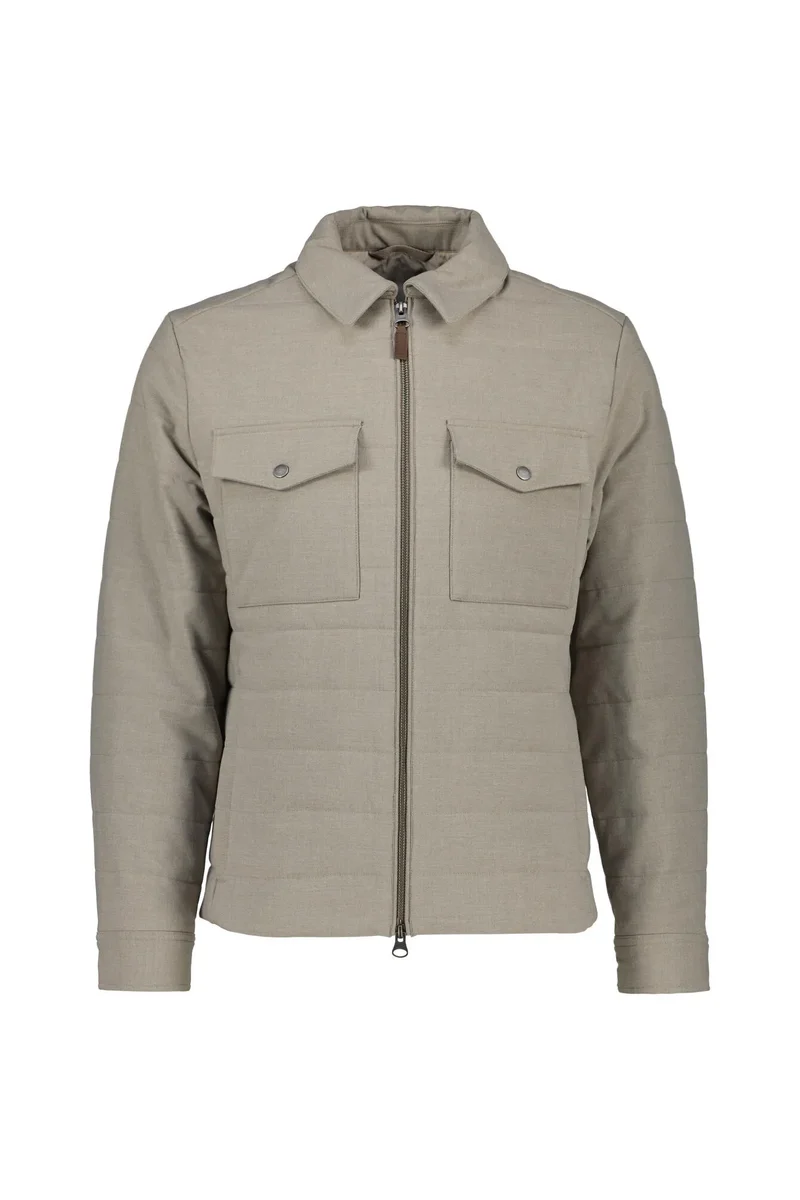 Steppjacke mit aufliegendem Kragen