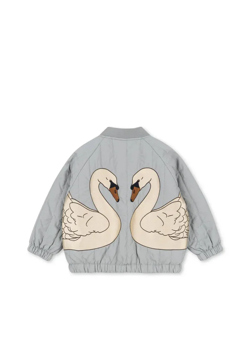 Bomberjacke mit Bündchenkragen
