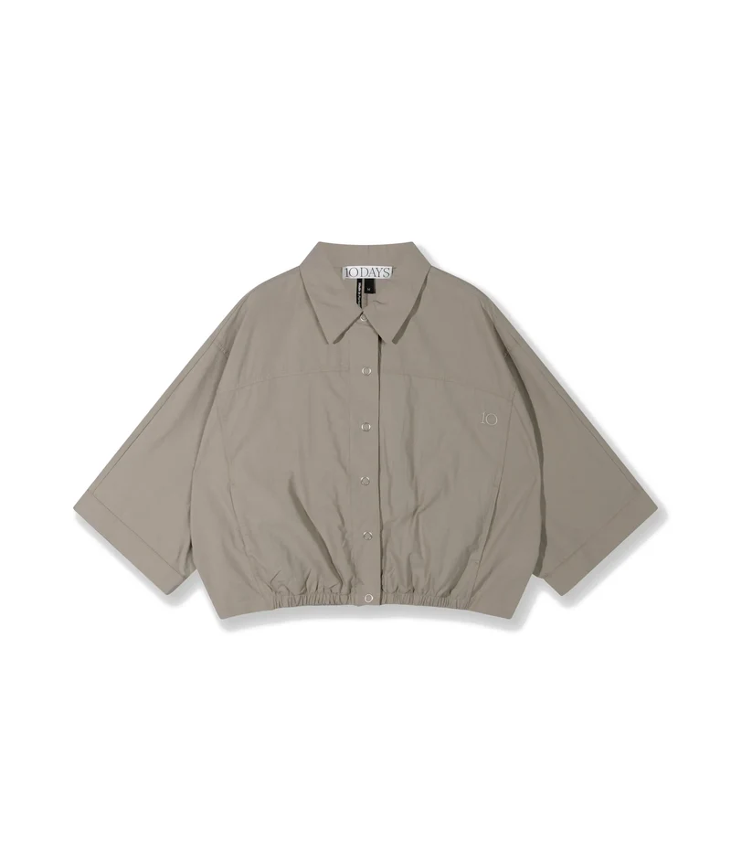 Bluse oversized aus Baumwolle