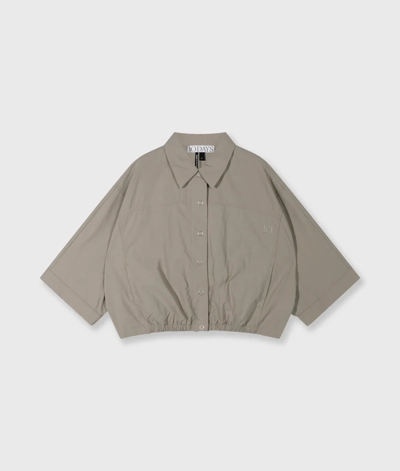 Bluse oversized aus Baumwolle