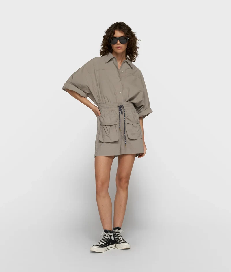 Bluse oversized aus Baumwolle
