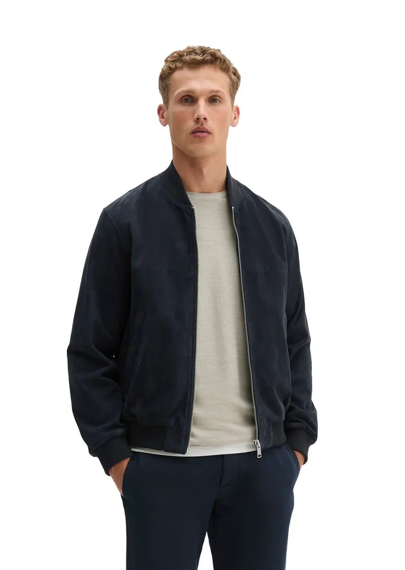 Lederjacke Regular Fit
