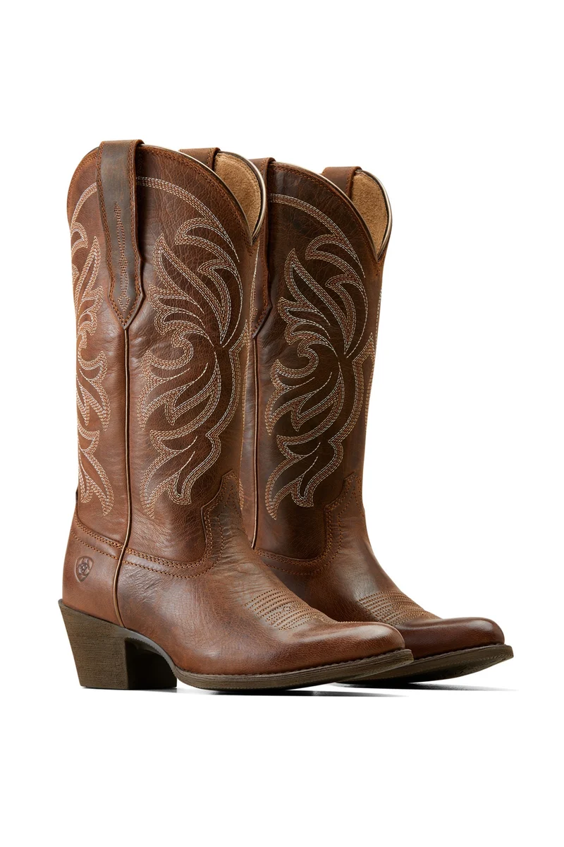 Heritage Damen Westernstiefel mit J-Zehenform und Stretchfit Sassy Brown 37,5/B