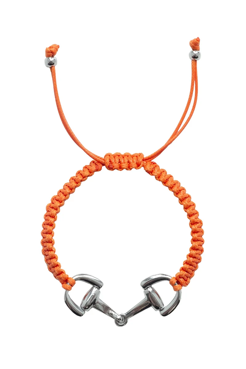 Pferdegebiss Armband mandarin Einheitsgröße