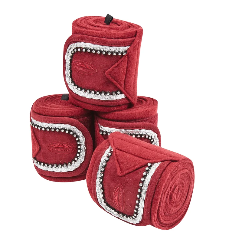 Fleece Bling Bandagen 4er Set 3,5
