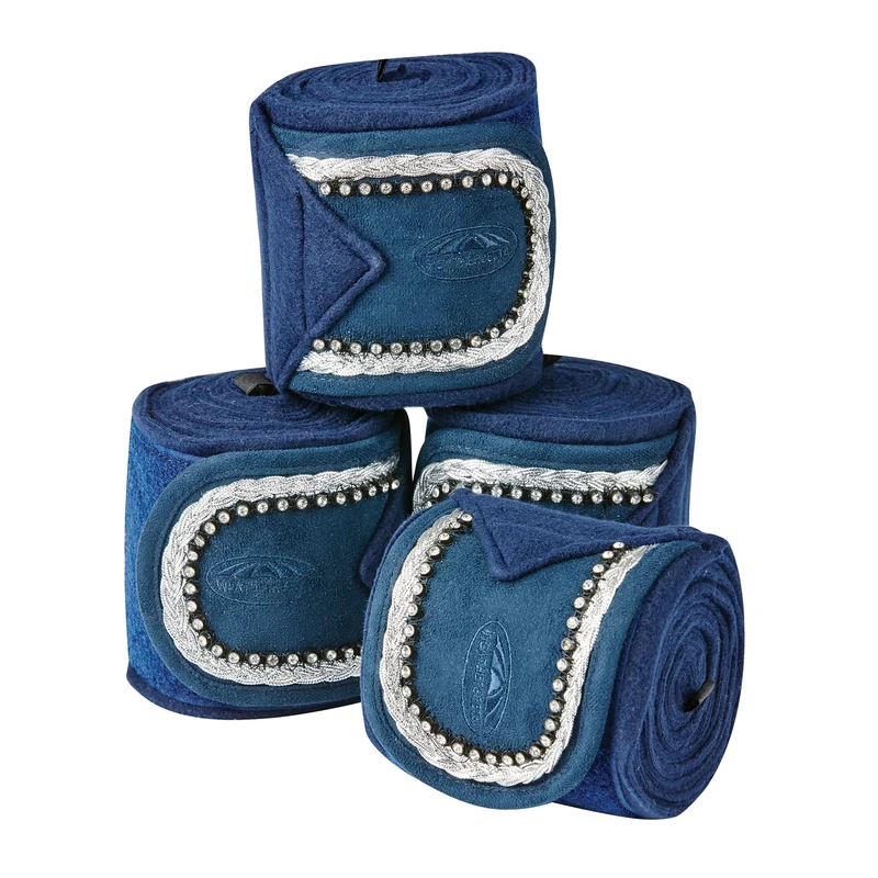 Fleece Bling Bandagen 4er Set 3,5