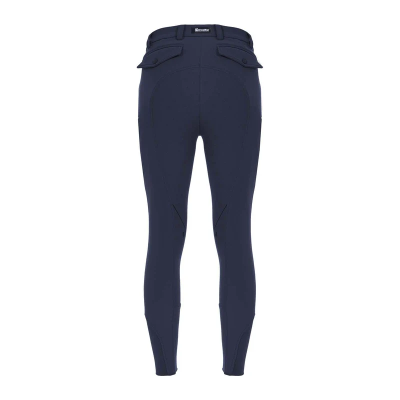 CAVALCROFTON Herren Reithose mit Vollgrip Dark Blue 48