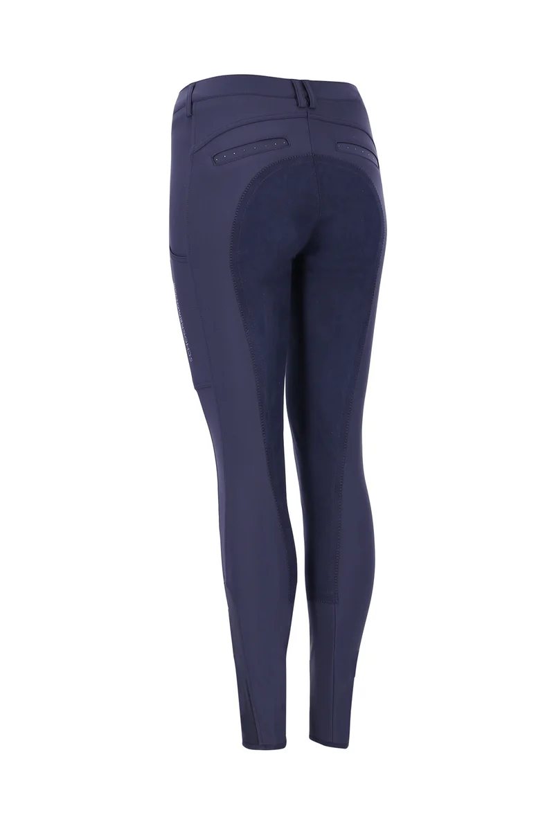 Celine Damen-Vollbesatzreithose dark blue 34