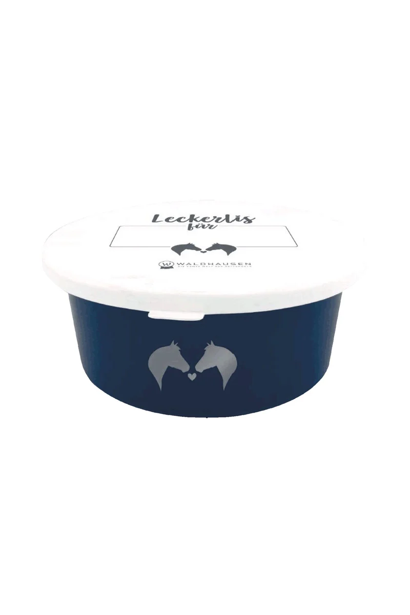 Leckerli-Schale Lucky mit Deckel Night Blue Einheitsgröße