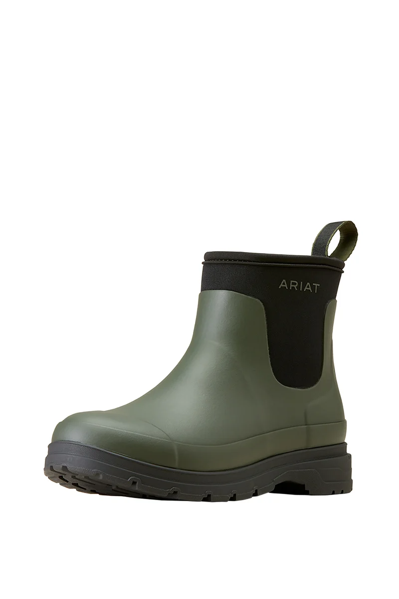 Kelmarsh Shortie Damen Kurzgummistiefel Dark Olive 36