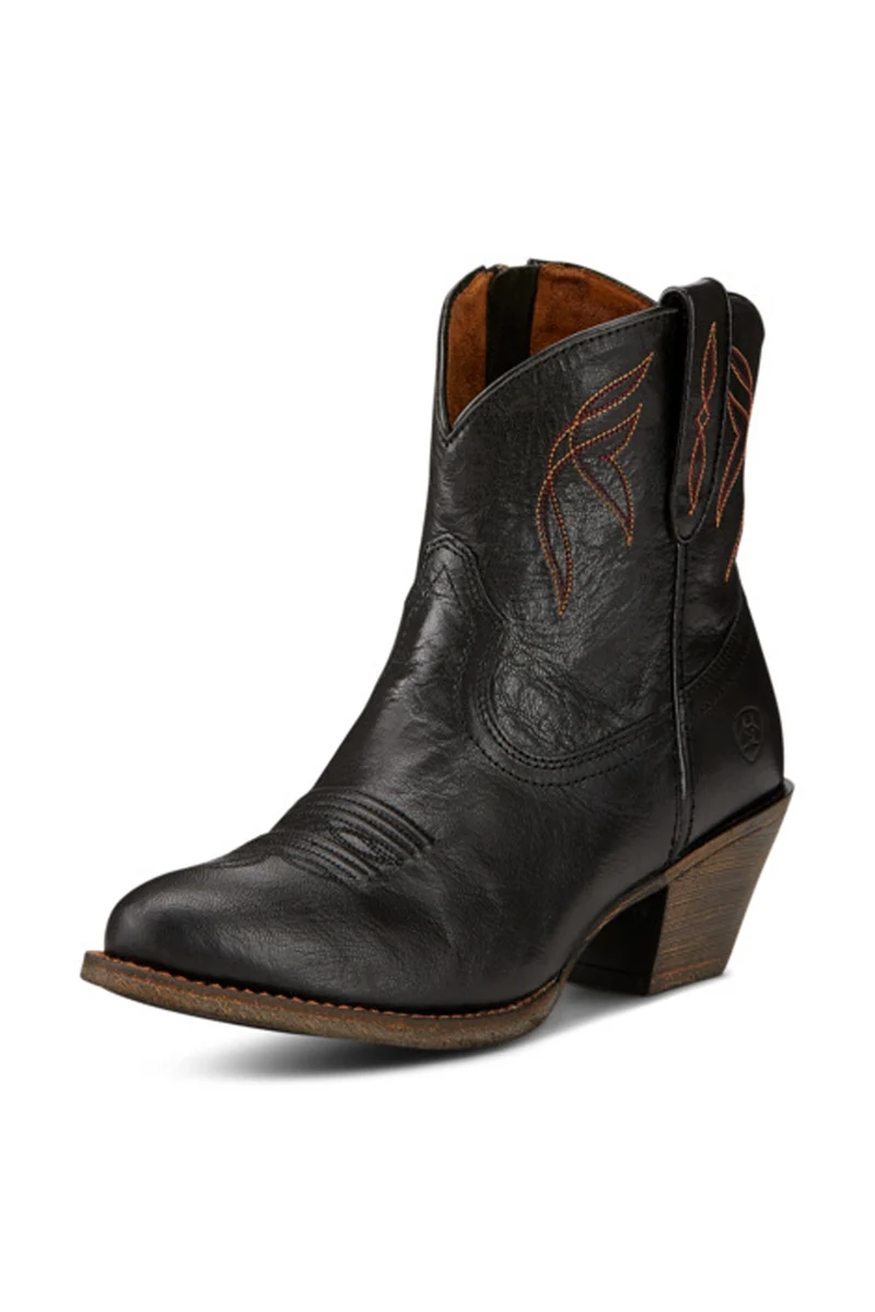 Darlin Damen kurze Westernstiefel Old Black 36/B