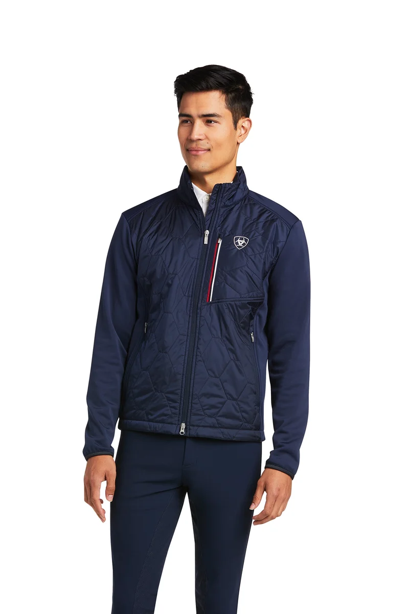 Fusion wattierte Herrenjacke Navy XXL