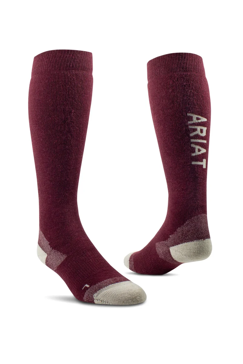 Country Performance Merino Socken Tawny Port M/L