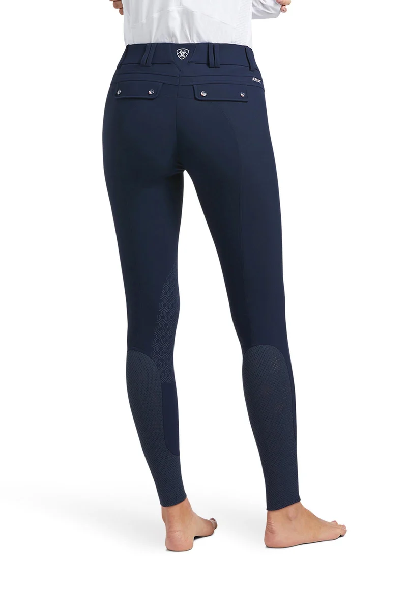 Tri Factor Damen Reithose mit Kniebesatz Dark Blue 34 Regular