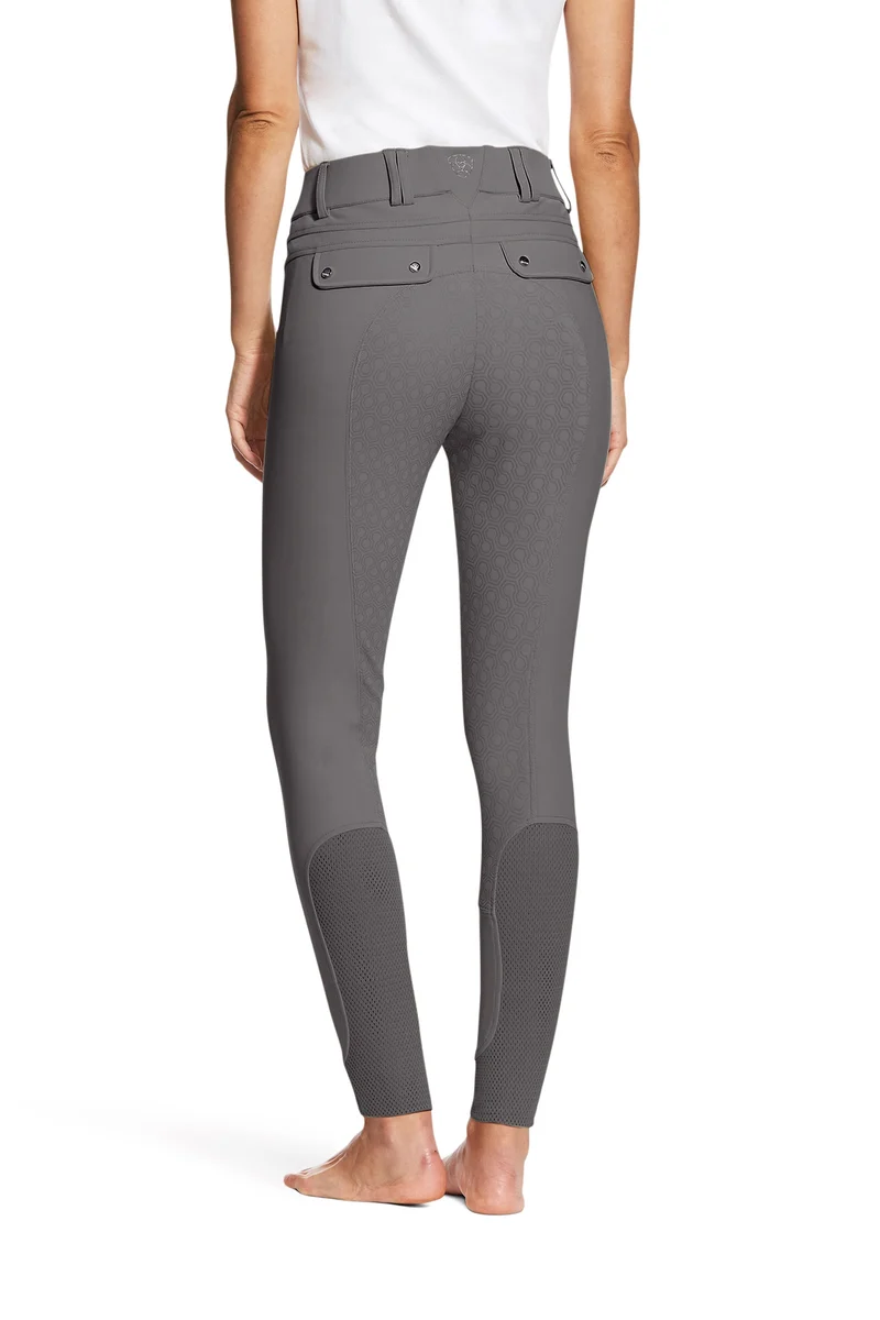 Tri Factor Damen Reithose mit Vollbesatz aus Silikon Paloma grey 40 Regular