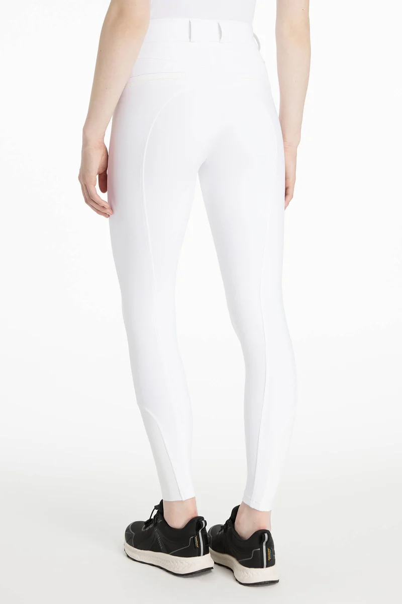 Isabelle Damenreithose mit Kniebesatz White 46