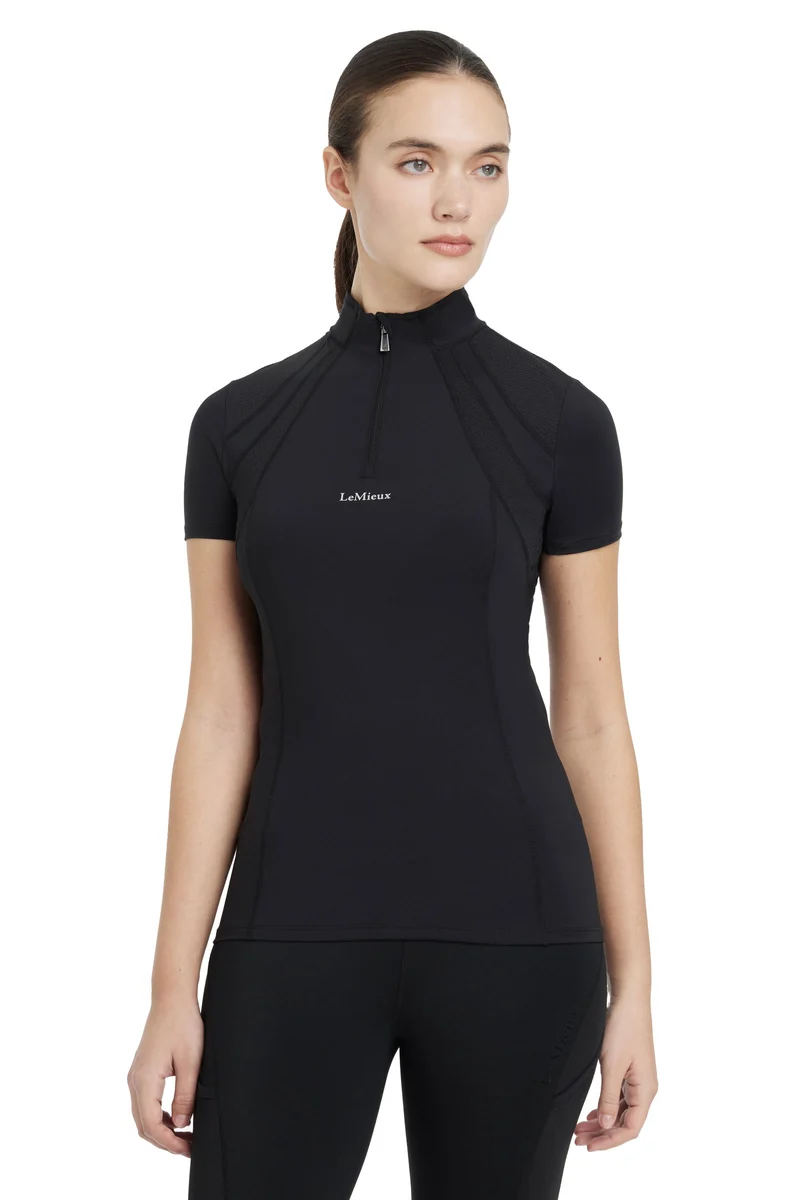 Damen Mia Mesh Base Layer Black 46