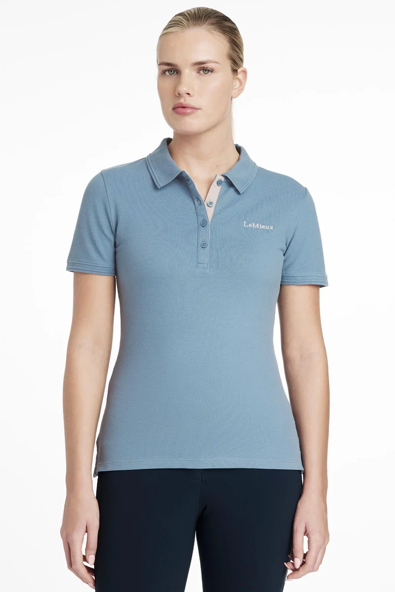 Classique Damen Poloshirt Ice Blue 34