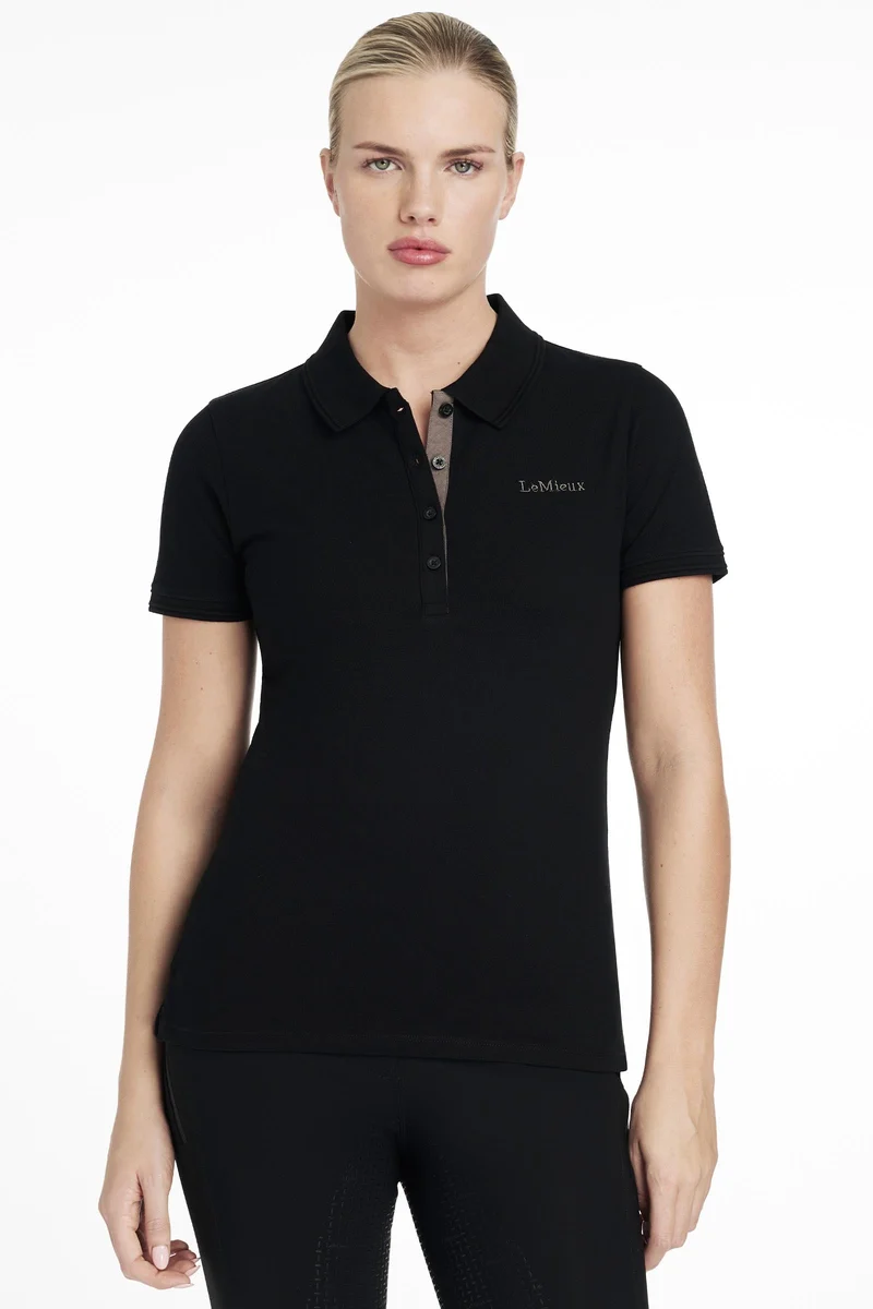 Classique Damen Poloshirt Black 40
