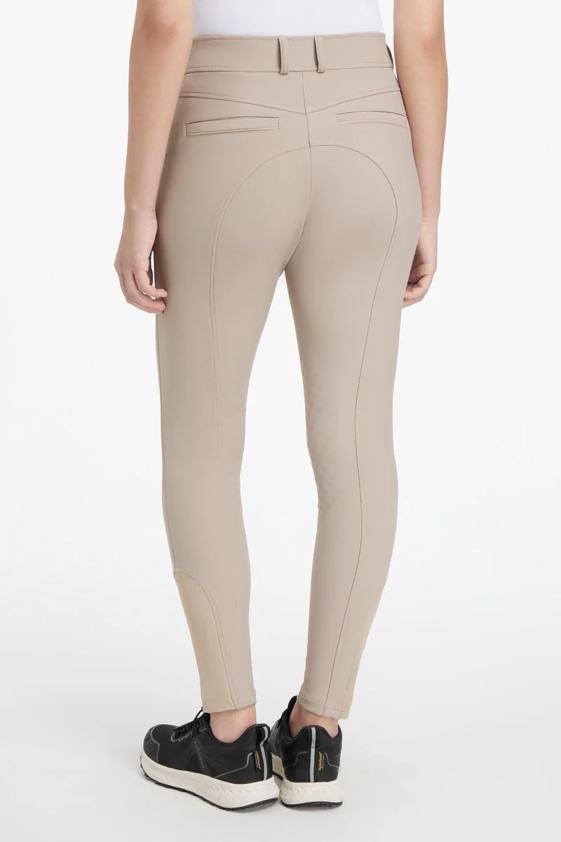 Isabelle Damenreithose mit Kniebesatz Almond 40