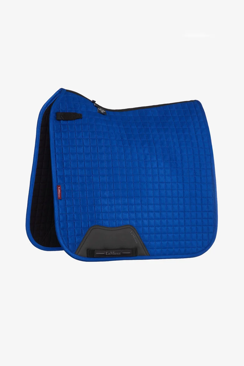 Suede Dressurschabracke Benetton Blue L