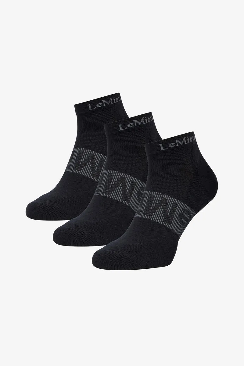 Trainer-Socken (3er-Pack) Black L