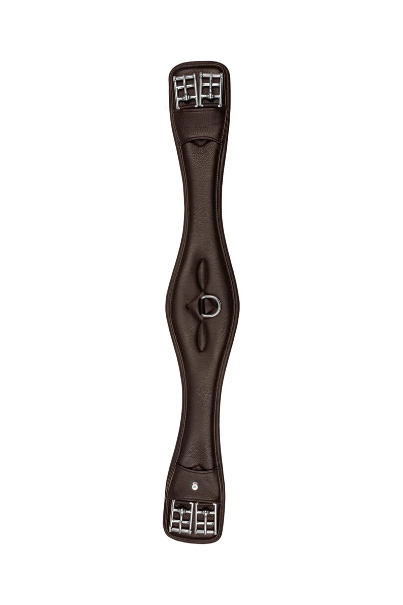Comfort Ledergurt, Kurz Brown 80 cm
