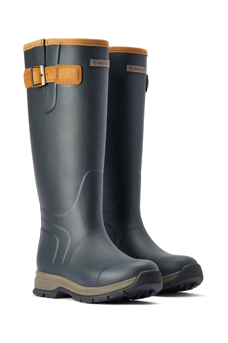 Burford Damen gefütterte Gummistiefel Navy 42