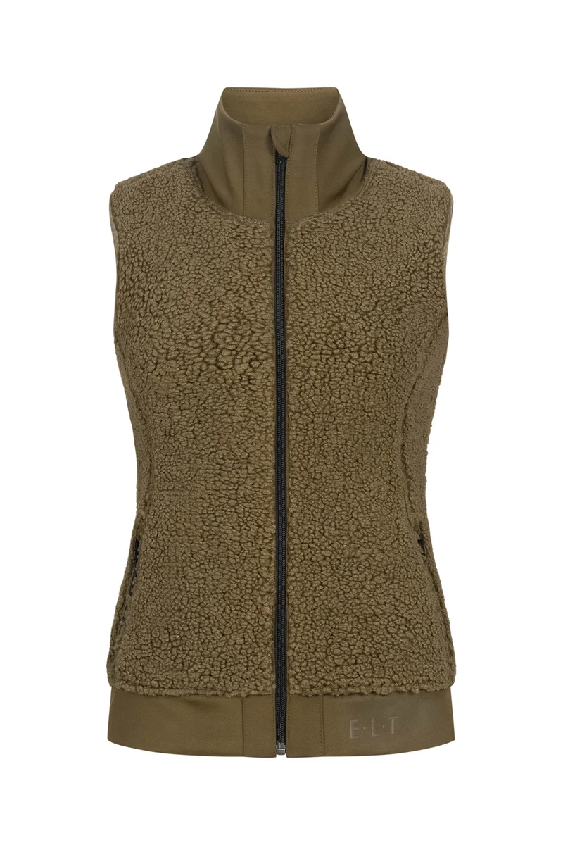 Rotterdam Fleece Weste Khaki Green XS