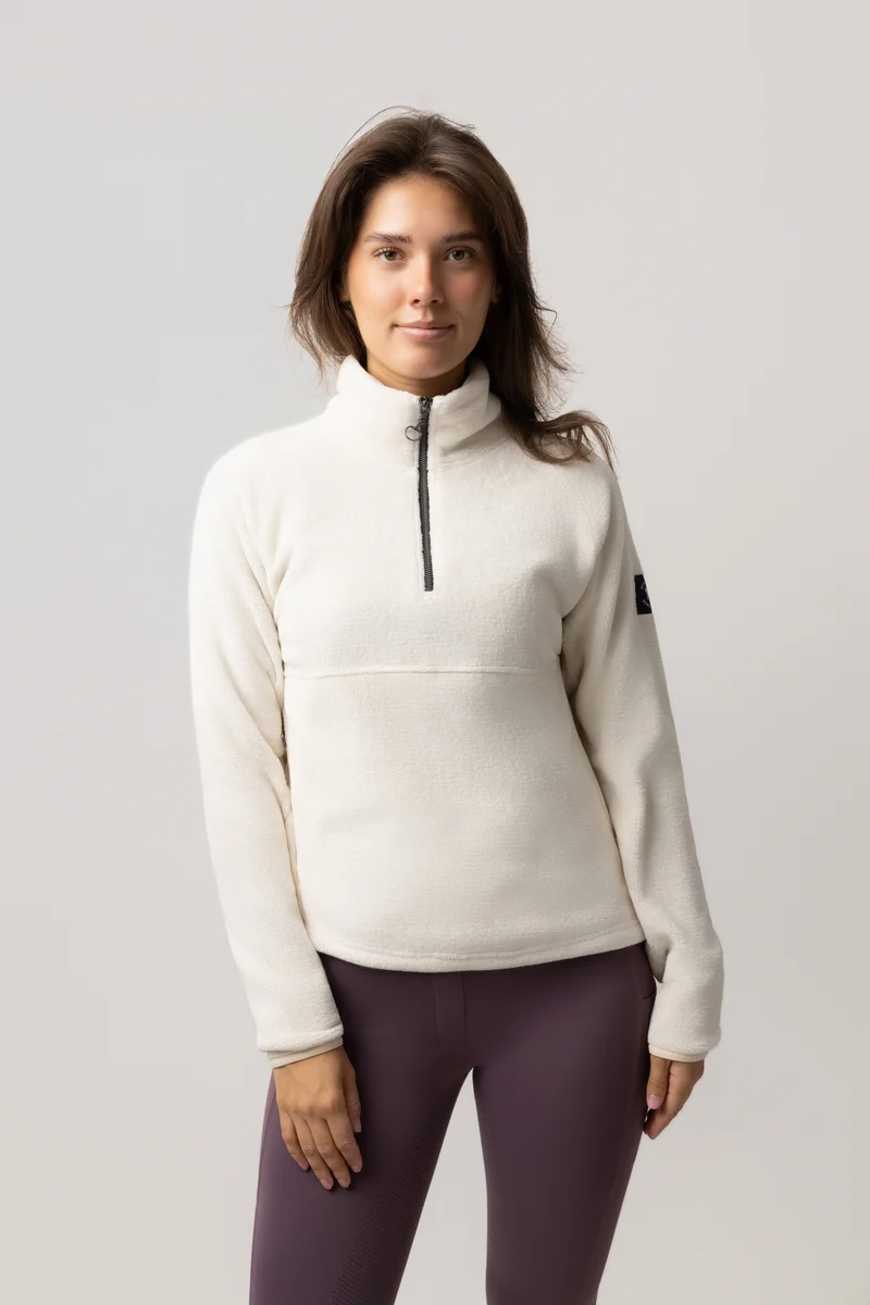 Frieda Damen Anorak Fleece Sweater Jet Stream 44