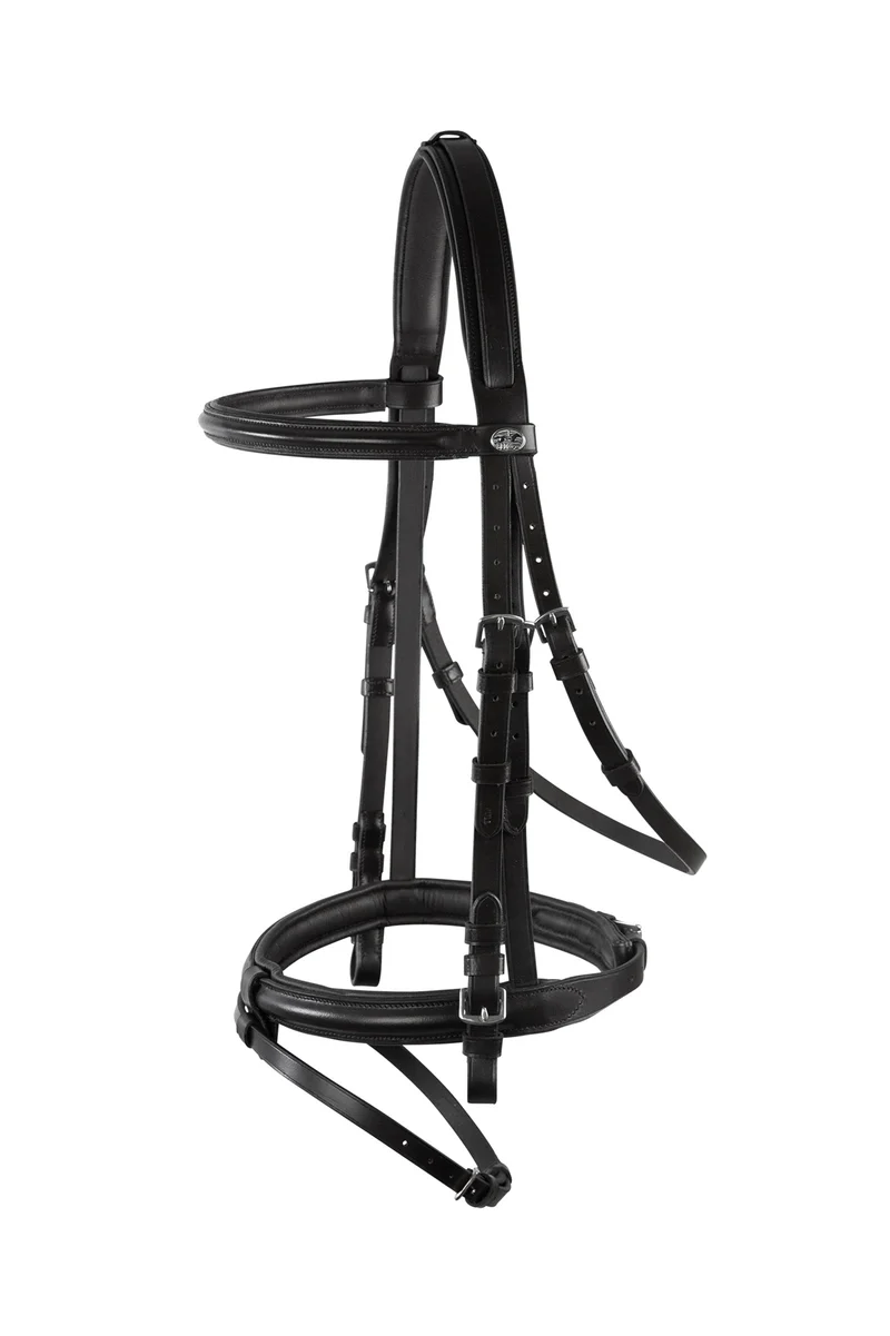 Bremen Wide Trense Black/Silver WB