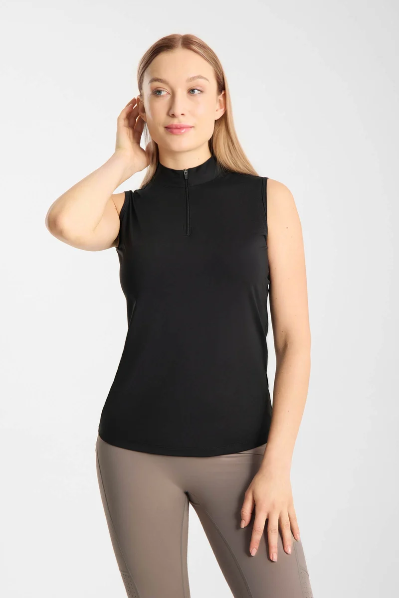 Emmie Damen Cooling Trainingsshirt ohne Ärmel Black 36