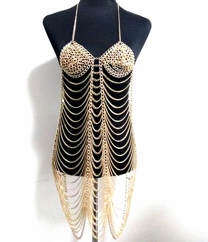 Nicola Gold Body Chain