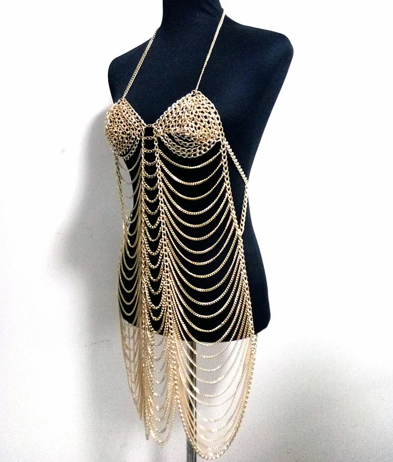 Nicola Gold Body Chain