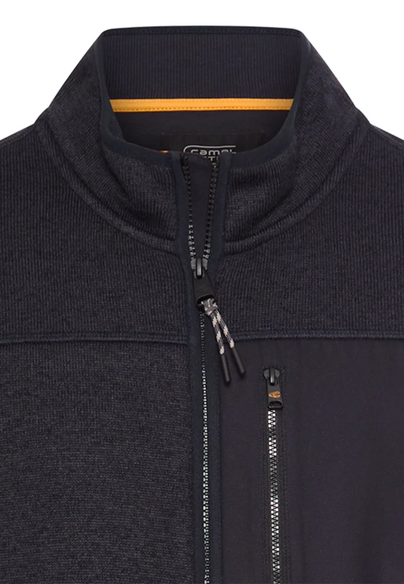 Fleecejacke - Stehkragen