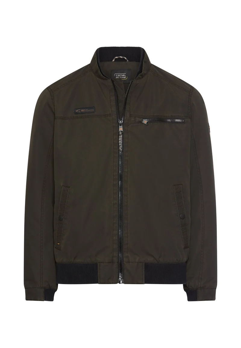 Leichte Bomberjacke - Strickbund