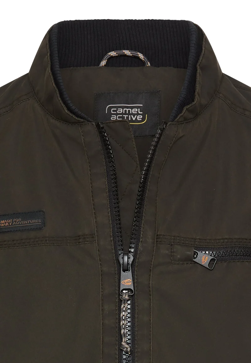 Leichte Bomberjacke - Strickbund