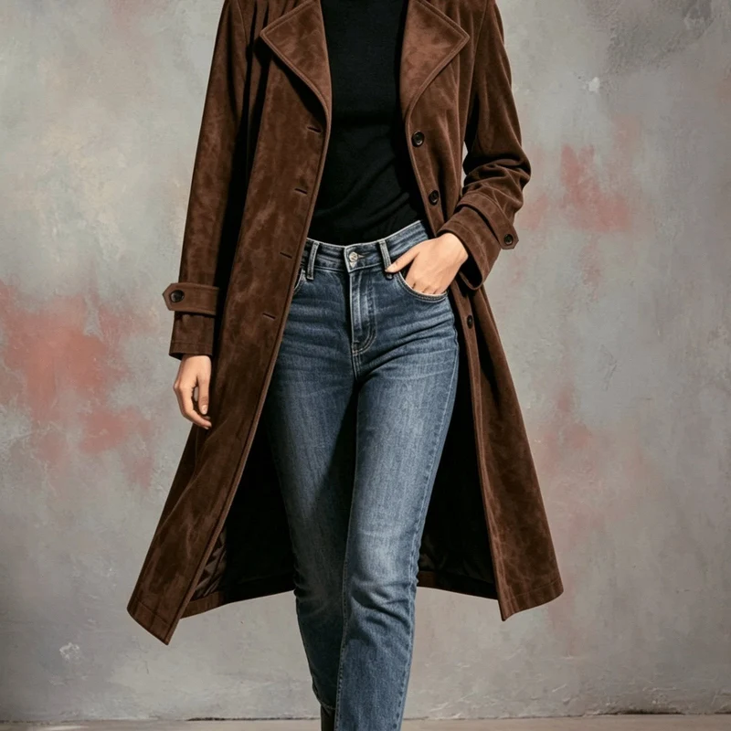 Clara | Elegant And Timeless Longline Trench Coat