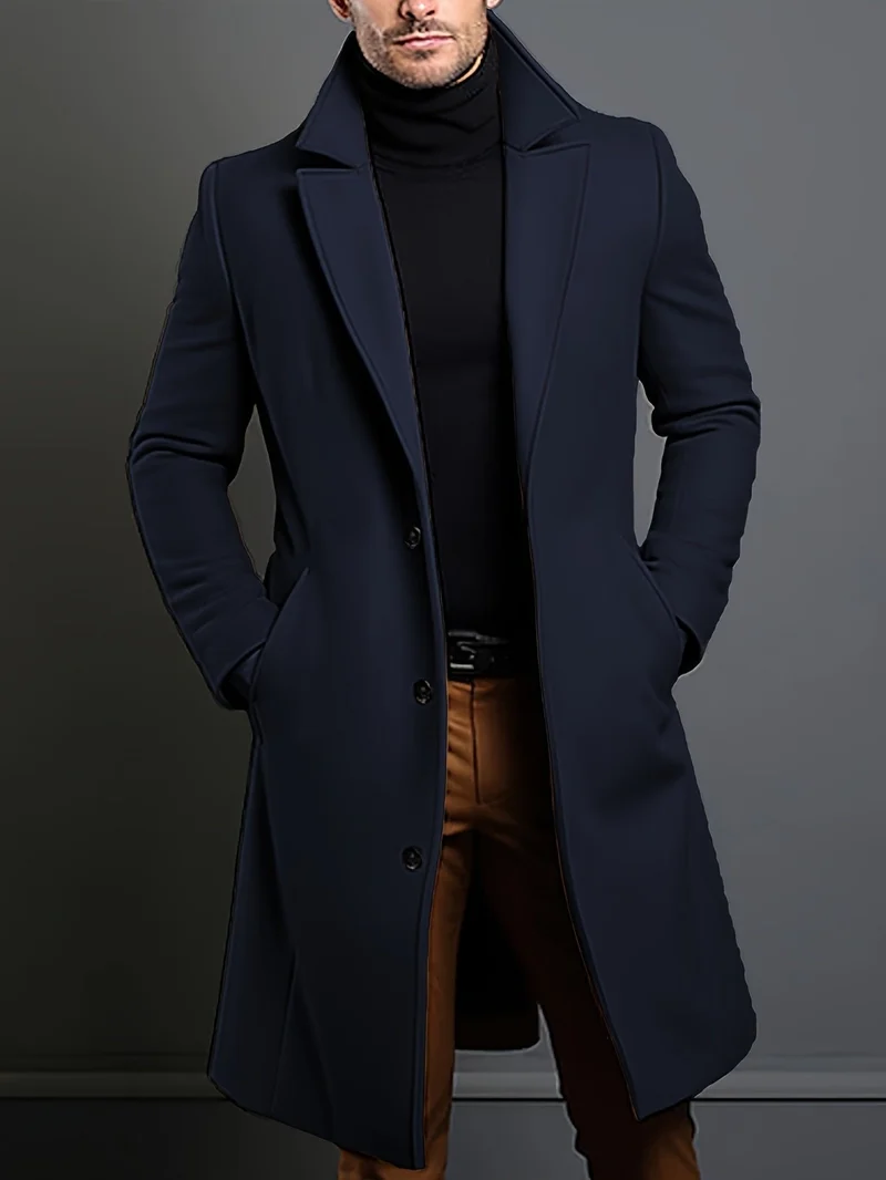 Julian | Elegant And Sophisticated Longline Trench Coat