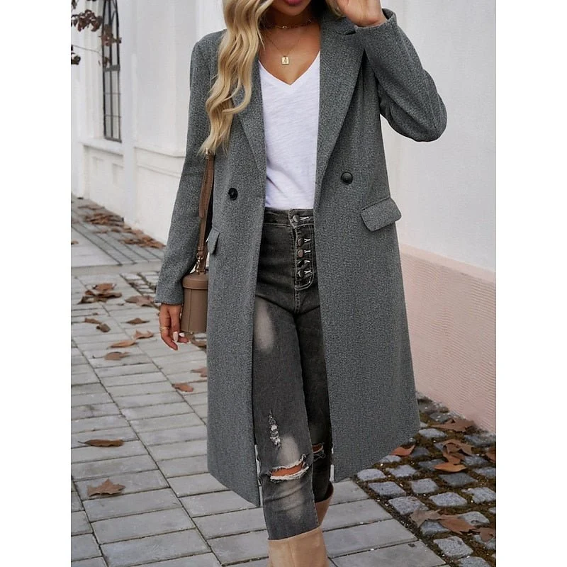 Sophia | Elegant Longline Trench Coat