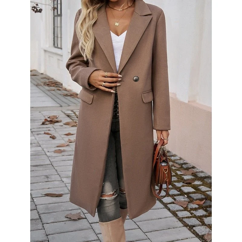 Sophia | Elegant Longline Trench Coat