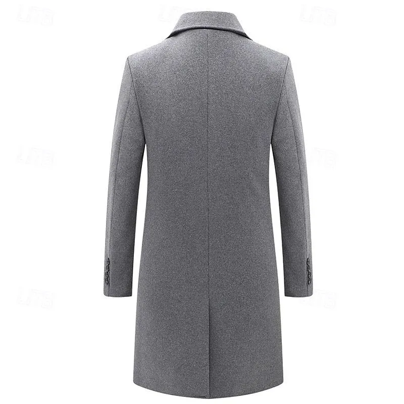 Richard | Premium Wool Blend Double-Breasted Trench Coat