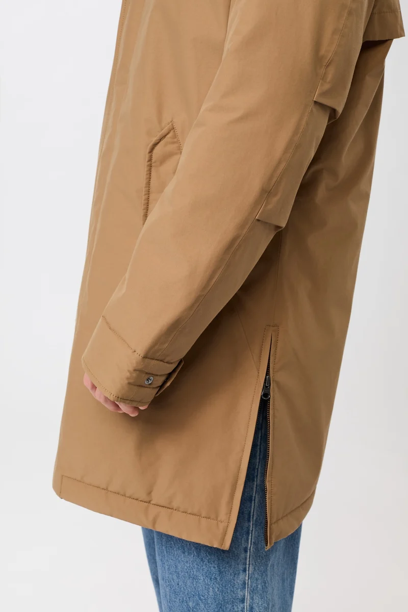Langer Parka wattiert mit Funktion (Oak)