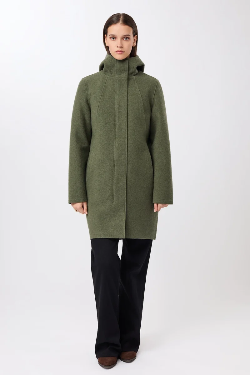 Parka tailliert aus Walk mit Membran (Sencha)