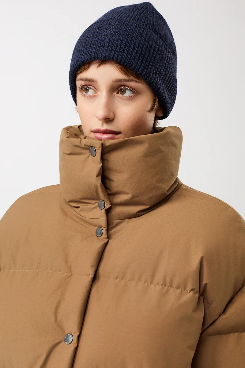 Gesteppte Jacke aus Eco Daune mit Stehkragen (Oak)