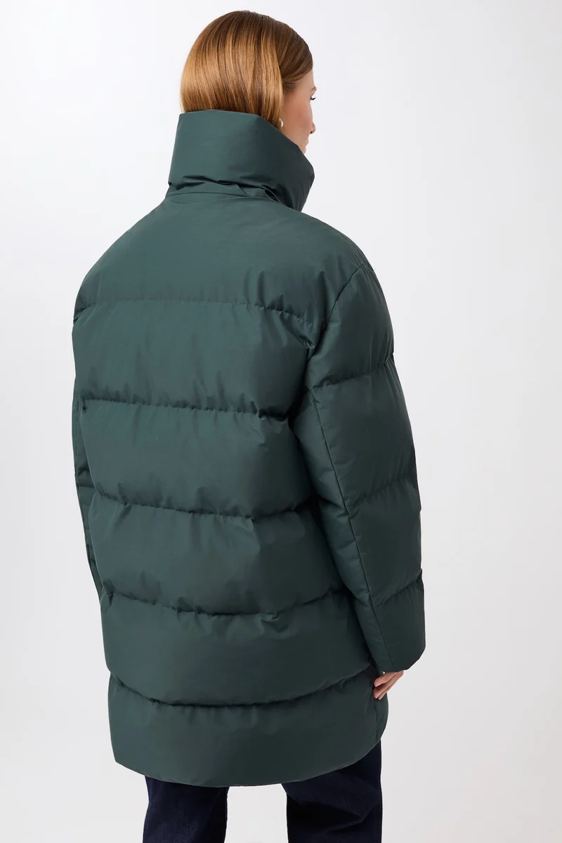 Jacke mit Stehkragen aus Eco Daune (Fir)