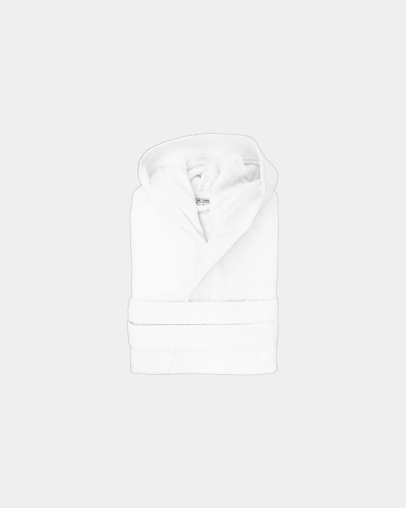 Bademantel mit Kapuze Baumwolle 450 g/m² zum Personalisieren